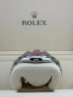 Rolex Oyster Perpetual Replica 126000 Stainless Steel Coral Red Dial - Image 3