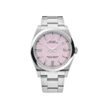 Rolex Oyster Perpetual Replica 126000 Stainless Steel Candy Pink Dial