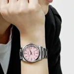 Rolex Oyster Perpetual Replica 126000 Stainless Steel Candy Pink Dial - Image 3