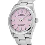 Rolex Oyster Perpetual Replica 126000 Stainless Steel Candy Pink Dial - Image 4