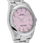 Rolex Oyster Perpetual Replica 126000 Stainless Steel Candy Pink Dial - Image 5