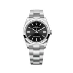 Rolex Oyster Perpetual Replica 126000 Stainless Steel Black Dial