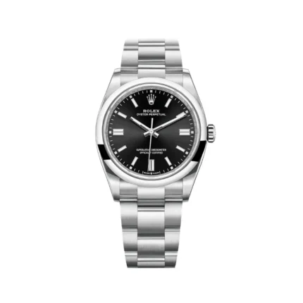 Rolex Oyster Perpetual Replica 126000 Stainless Steel Black Dial
