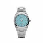 Rolex Oyster Perpetual Replica 126000 Stainless Steel Baby Blue Dial