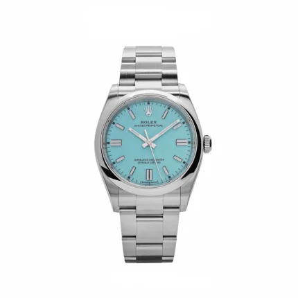 Rolex Oyster Perpetual Replica 126000 Stainless Steel Baby Blue Dial