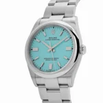 Rolex Oyster Perpetual Replica 126000 Stainless Steel Baby Blue Dial - Image 3