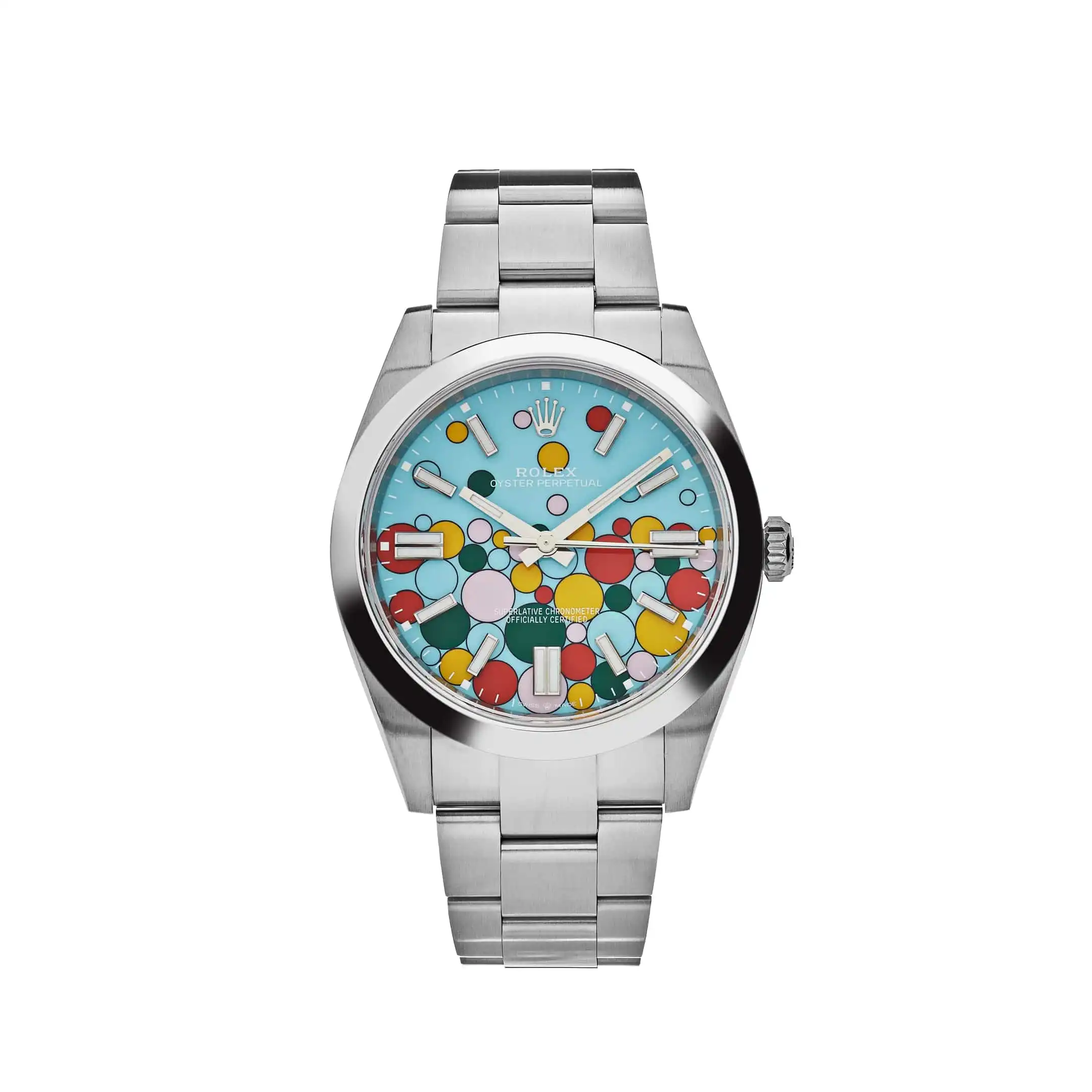 tesifcr5bji.webp Rolex Oyster Perpetual Replica 126000 Stainless Steel 'Celebration Motif' Dial - Image 1