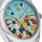 Rolex Oyster Perpetual Replica 126000 Stainless Steel 'Celebration Motif' Dial - Image 6