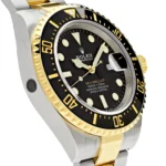 Replica Rolex Sea-Dweller 126603 Stainless Steel Yellow Gold Black Dial - Image 3