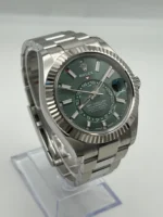 Replica Rolex Sky-Dweller 336934 Stainless Steel Green Dial - Image 4