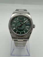 Replica Rolex Sky-Dweller 336934 Stainless Steel Green Dial - Image 5