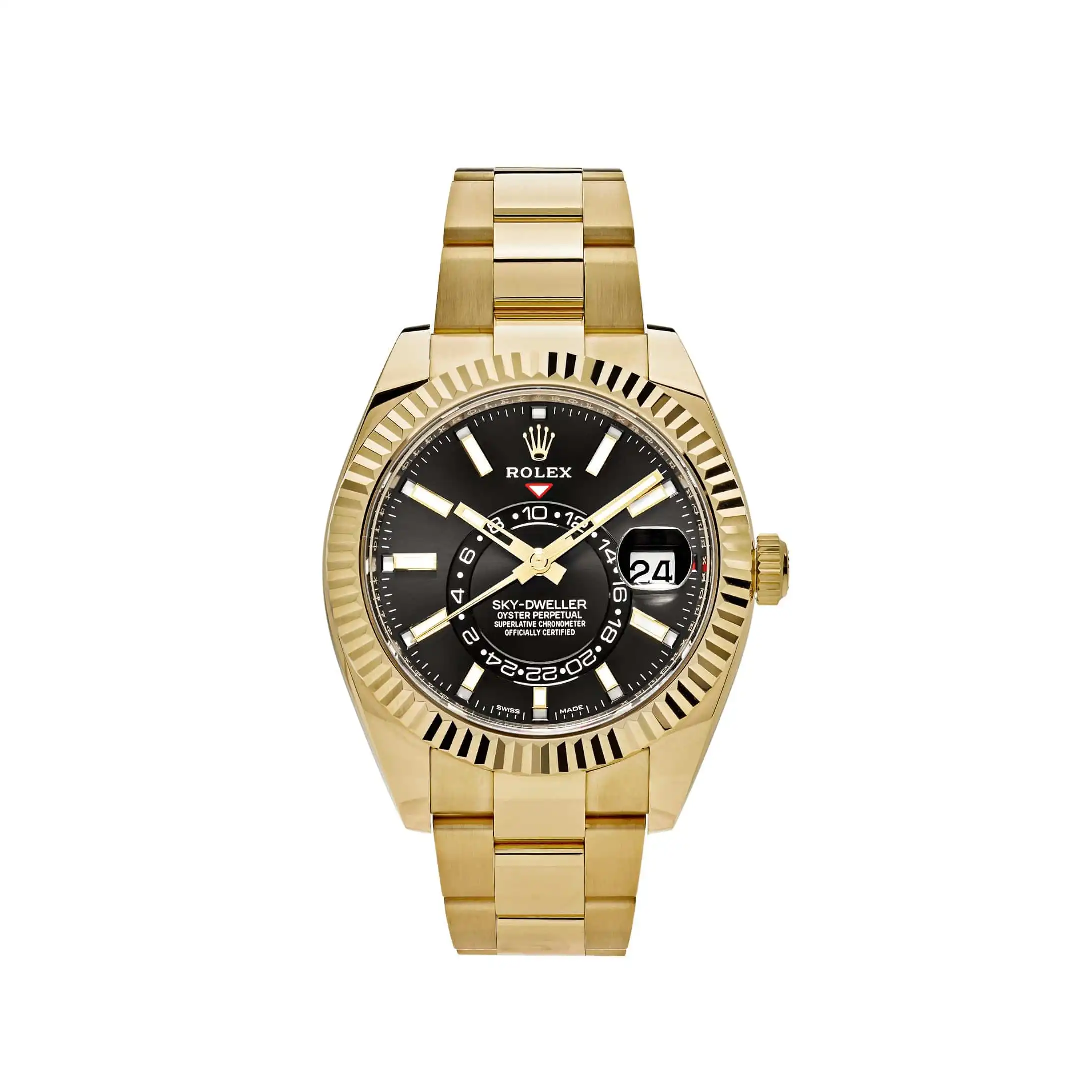 etzhl3ge3im.webp Replica Rolex Sky-Dweller 336938 Yellow Gold Black Dial - Image 1