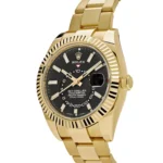 Replica Rolex Sky-Dweller 336938 Yellow Gold Black Dial - Image 3
