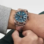 Replica Rolex Sky-Dweller 336935 Rose Gold Blue Dial - Image 2