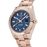 Replica Rolex Sky-Dweller 336935 Rose Gold Blue Dial - Image 3