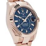 Replica Rolex Sky-Dweller 336935 Rose Gold Blue Dial - Image 4