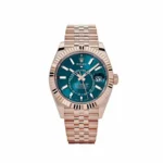 Replica Rolex Sky-Dweller 336935 Everose Gold Blue Dial Jubilee