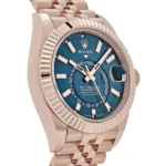 Replica Rolex Sky-Dweller 336935 Everose Gold Blue Dial Jubilee - Image 4
