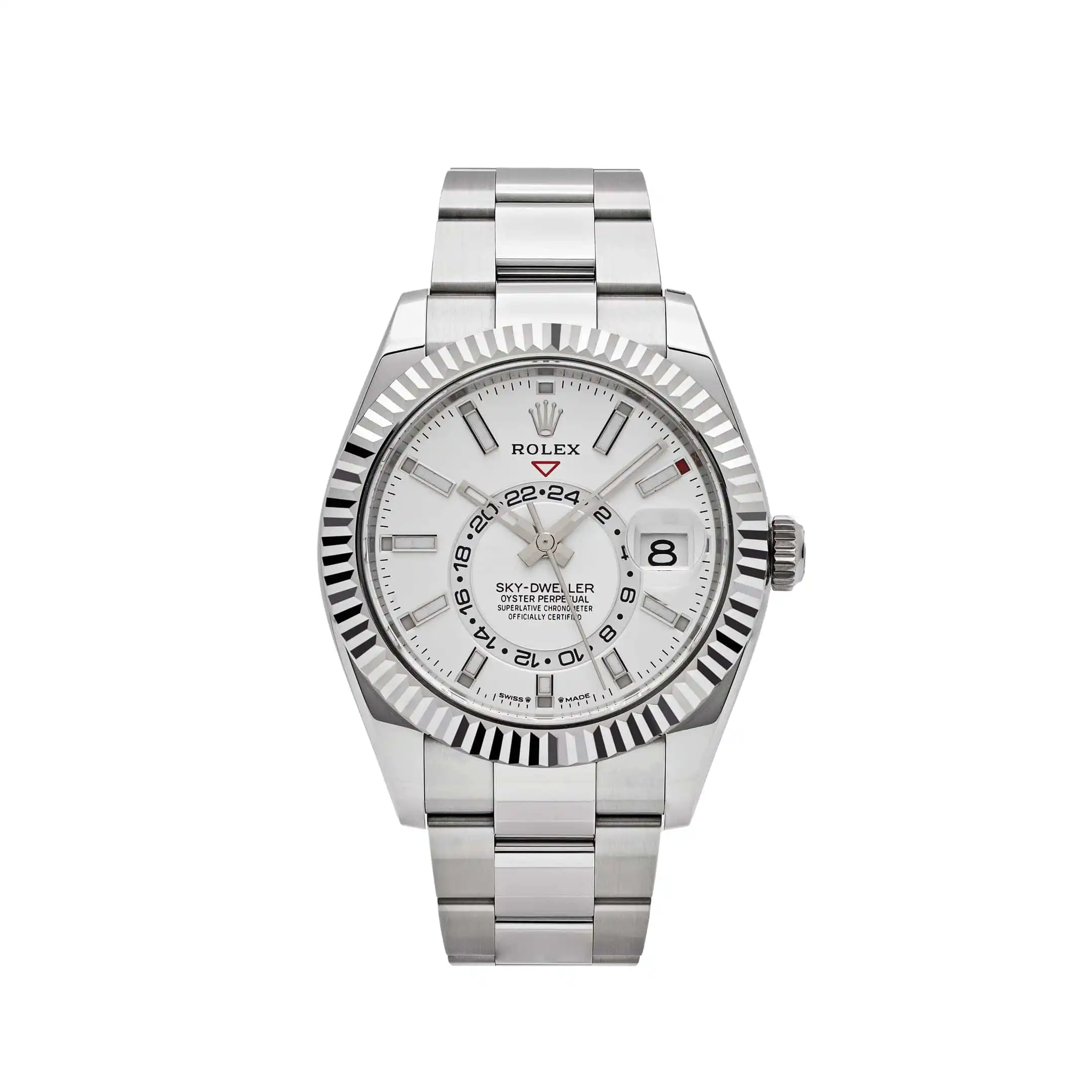 cf4veznv2zc.webp Replica Rolex Sky-Dweller 336934 Stainless Steel White Dial - Image 1