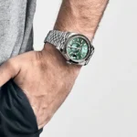 Replica Rolex Sky-Dweller 336934 Stainless Steel Green Dial Jubilee - Image 2