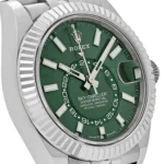 Replica Rolex Sky-Dweller 336934 Stainless Steel Green Dial Jubilee - Image 5