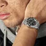Rolex GMT-Master II Replica 126710GRNR 'Bruce Wayne' Stainless Steel Black Dial Jubilee - Image 2