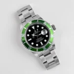 Rolex Submariner Date Replica 16610LV 'Kermit' Bezel Stainless Steel Black Dial Oyster - Image 3