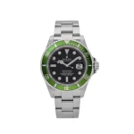 Rolex Submariner Date Replica 16610LV 'Kermit' Bezel Flat 4 Stainless Steel Black Dial Oyster