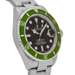 Rolex Submariner Date Replica 16610LV 'Kermit' Bezel Flat 4 Stainless Steel Black Dial Oyster - Image 4