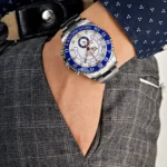 Rolex Yacht-Master Replica II Stainless Steel Mercedes Hand White Dial 116680 - Image 2