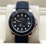 Rolex Yacht-Master Replica 268655 Rose Gold Black Dial - Image 2