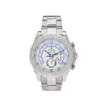 Rolex Yacht-Master Replica II 116689 White Gold Platinum White Dial