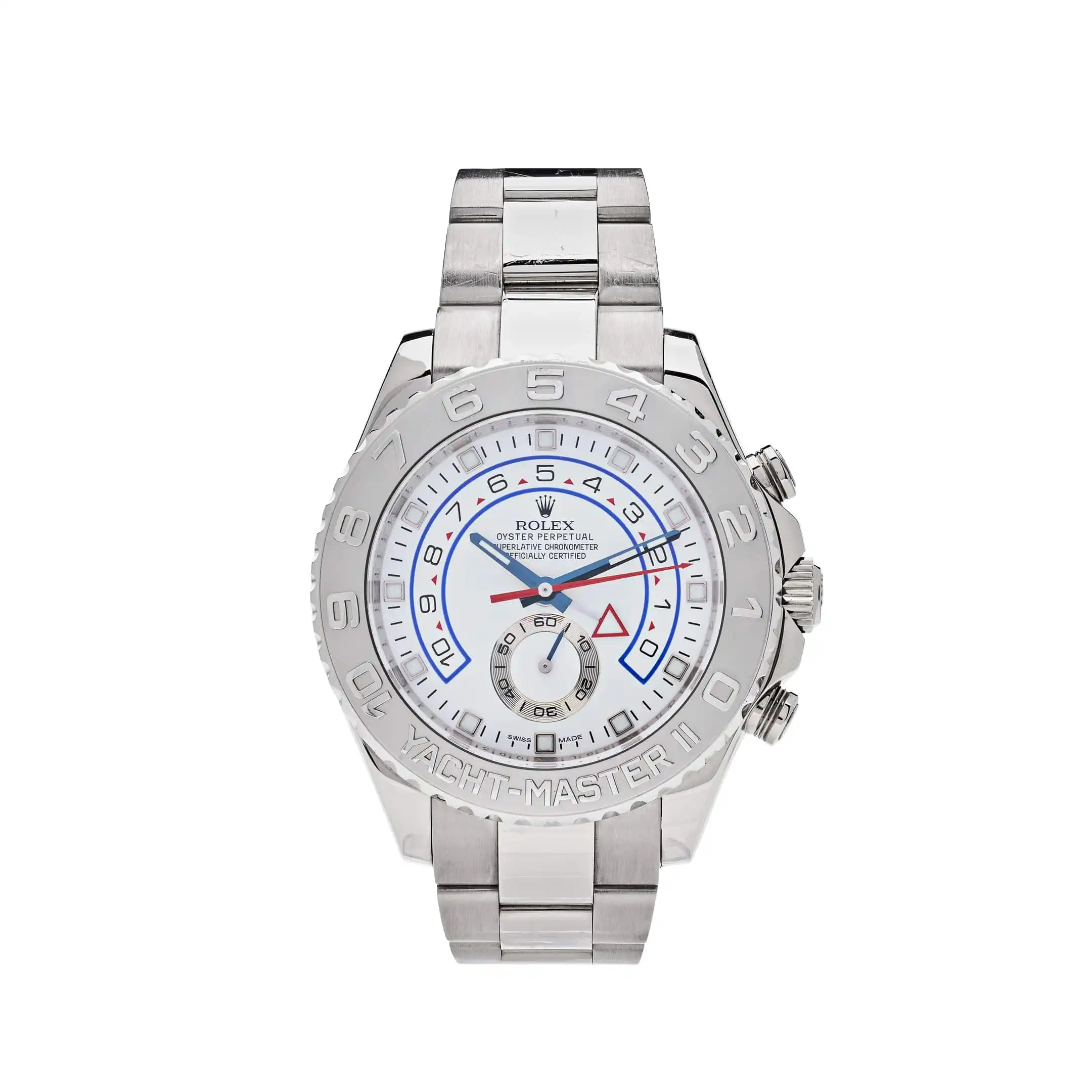 0xgg1y0fww5.webp Rolex Yacht-Master Replica II 116689 White Gold Platinum White Dial - Image 1