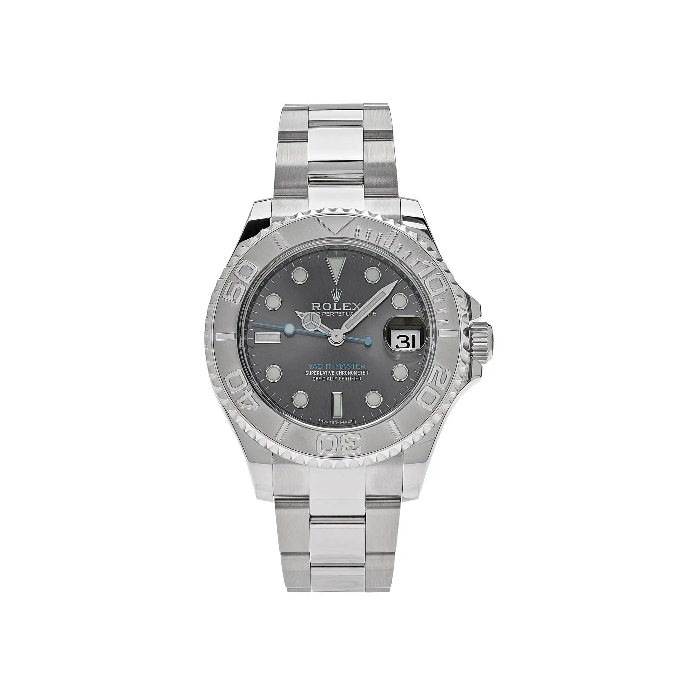 yalabcouafp.webp Rolex Yacht-Master Replica 268622 Stainless Steel/Platinum Rhodium Dial - Image 1