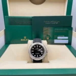 Rolex Yacht-Master Replica 226679TBR White Gold Black Dial Diamond Bezel - Image 7