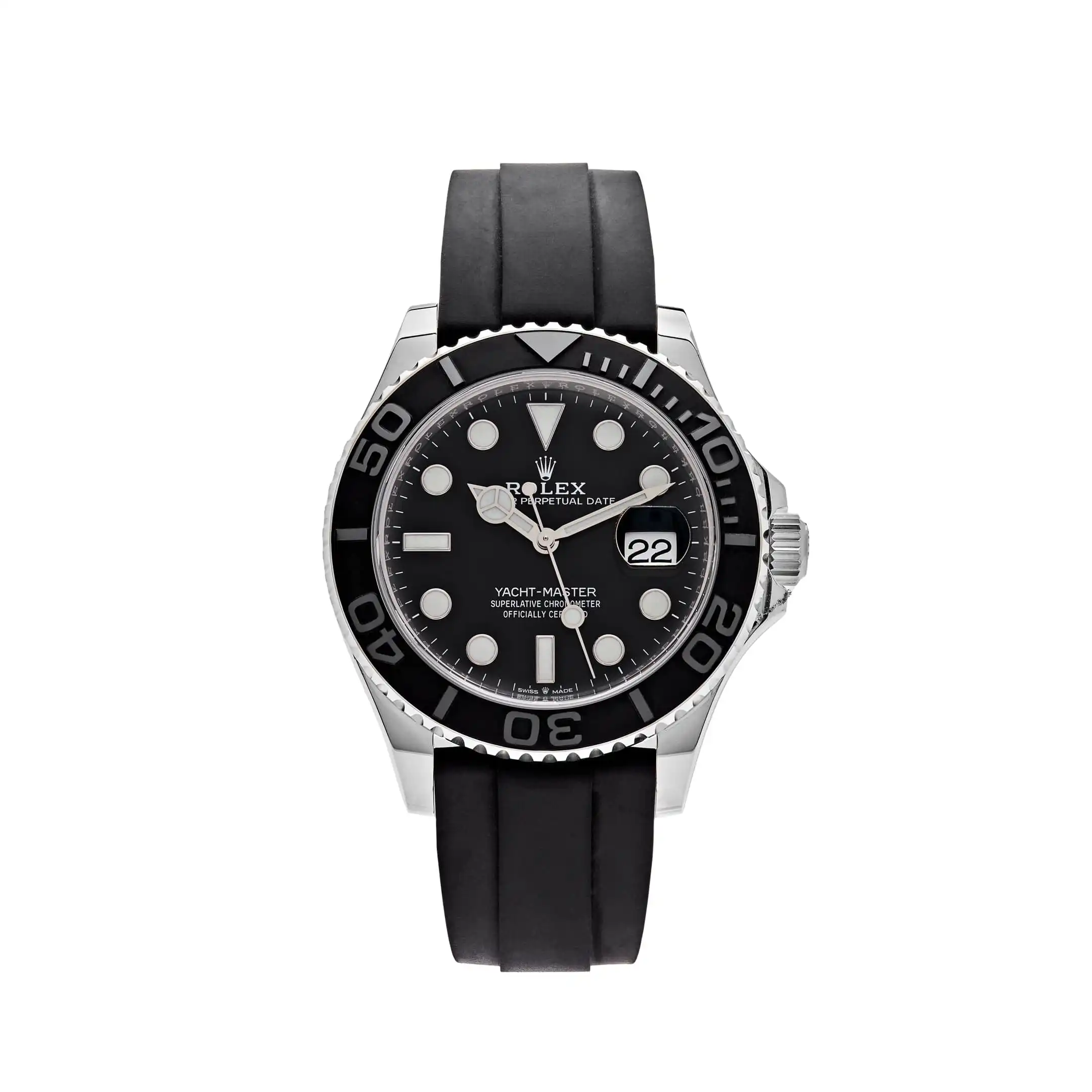 lvp42srv3vn.webp Rolex Yacht-Master Replica 226659 White Gold Black Dial - Image 1