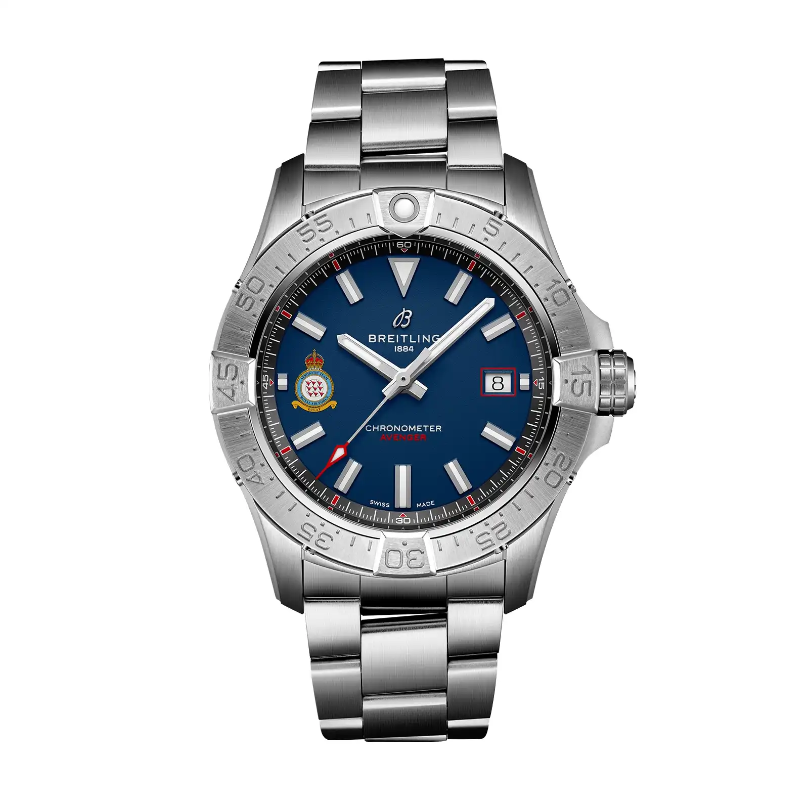 ktekqw55dbg.webp Replica Breitling Avenger Red Arrows 60th Anniversary Edition 42mm Mens Blue A173281A1C1A1 - Image 1