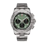 Replica Breitling Avenger Chronograph B01 44mm Mens Green Stainless Steel AB0147101L1A1 - Image 7