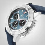Replica Breitling Avenger Chronograph B01 44mm Mens Blue Leather AB0147101C1X1 - Image 5