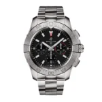 Replica Breitling Avenger Chronograph B01 44mm Mens Black Stainless Steel AB0147101B1A1