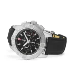 Replica Breitling Avenger Chronograph B01 44mm Mens Black Leather AB0147101B1X1 - Image 3