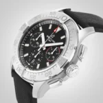 Replica Breitling Avenger Chronograph B01 44mm Mens Black Leather AB0147101B1X1 - Image 5