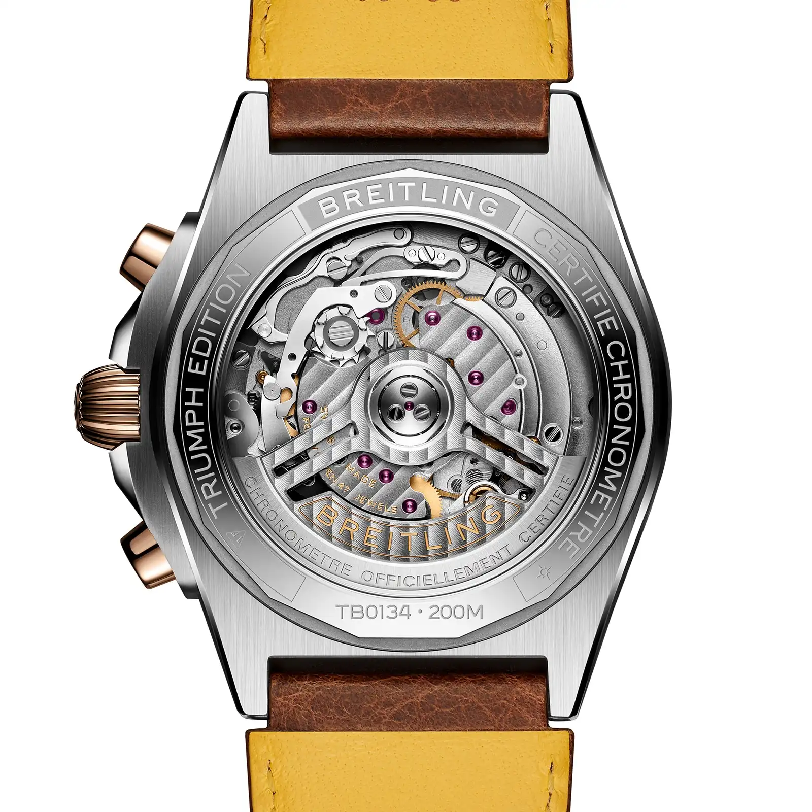 pmutob3auom.webp Replica Breitling Chronomat B01 Triumph 42mm Mens Grey TB0134101M1X1 - Image 1