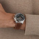 Replica Breitling Chronomat B01 Triumph 42mm Mens Grey TB0134101M1X1 - Image 6