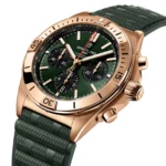 Replica Breitling Chronomat B01 Chronograph 42mm Mens Green Rubber RB0134101L1S1 - Image 3