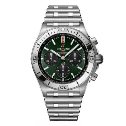 Replica Breitling Chronomat B01 Chronograph 42mm Mens Green AB0134101L2A1
