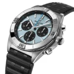 Replica Breitling Chronomat B01 Chronograph 42mm Mens Blue Rubber PB0134101C1S2 - Image 3