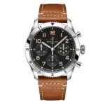 Replica Breitling Classic AVI Chronograph 42 P-51 Mustang Leather Strap A233803A1B1X1 - Image 9