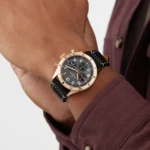 Replica Breitling Classic AVI Chronograph 42 P-51 Mustang 18K Red Gold Leather Strap R233801A1B1X1 - Image 3