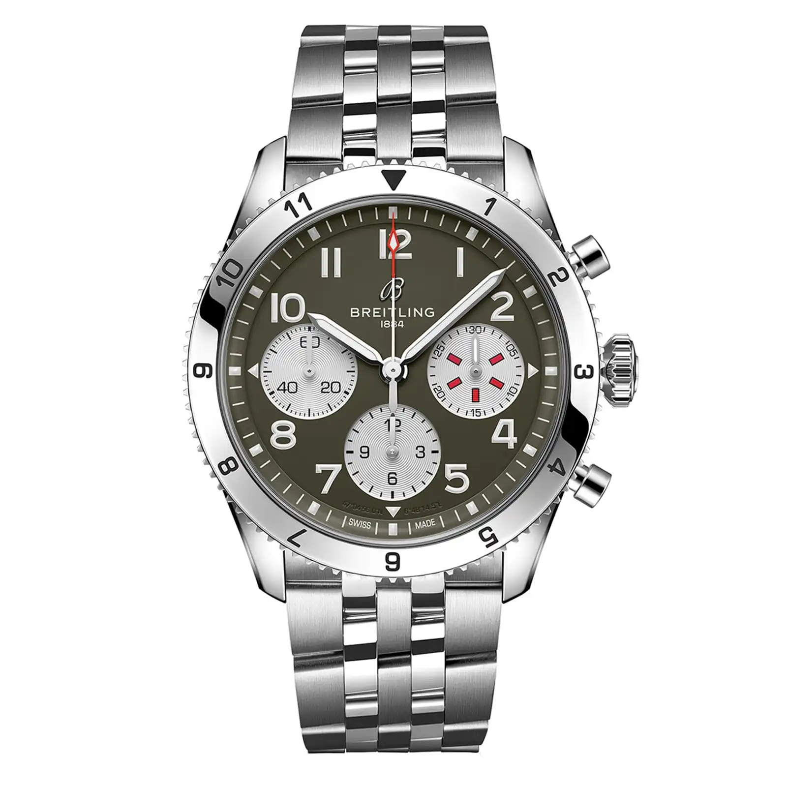 r1gqdowmj0k.webp Replica Breitling Classic AVI Chronograph 42 Curtiss P-40 Warhawk Stainless Steel A233802A1L1A1 - Image 1
